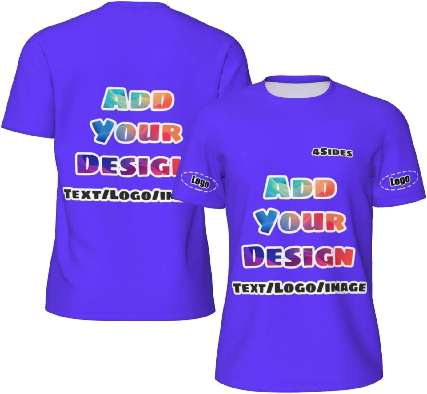 Женская футболка с персонализацией, Regular Fit, Purple
