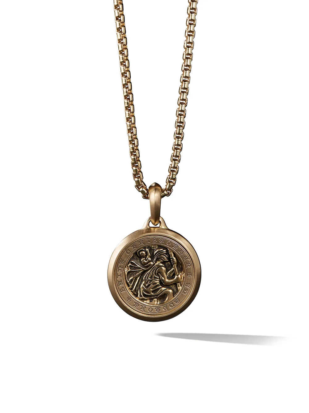 

Подвеска St. Christopher из желтого золота (34.5 мм) David Yurman, золотой
