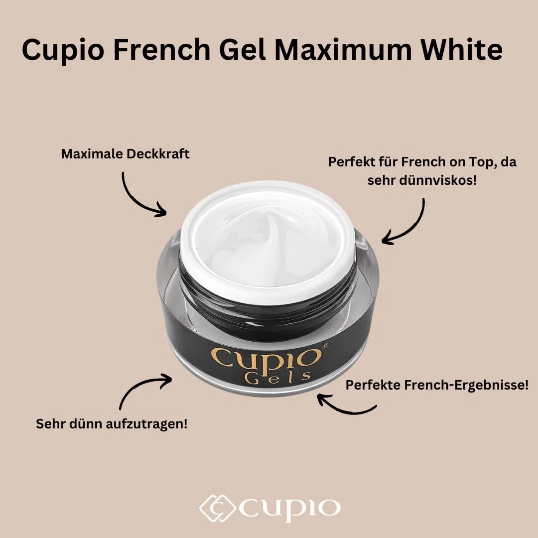 Гель для френча «Maximum White» от Cupio, 5 мл Cupio
