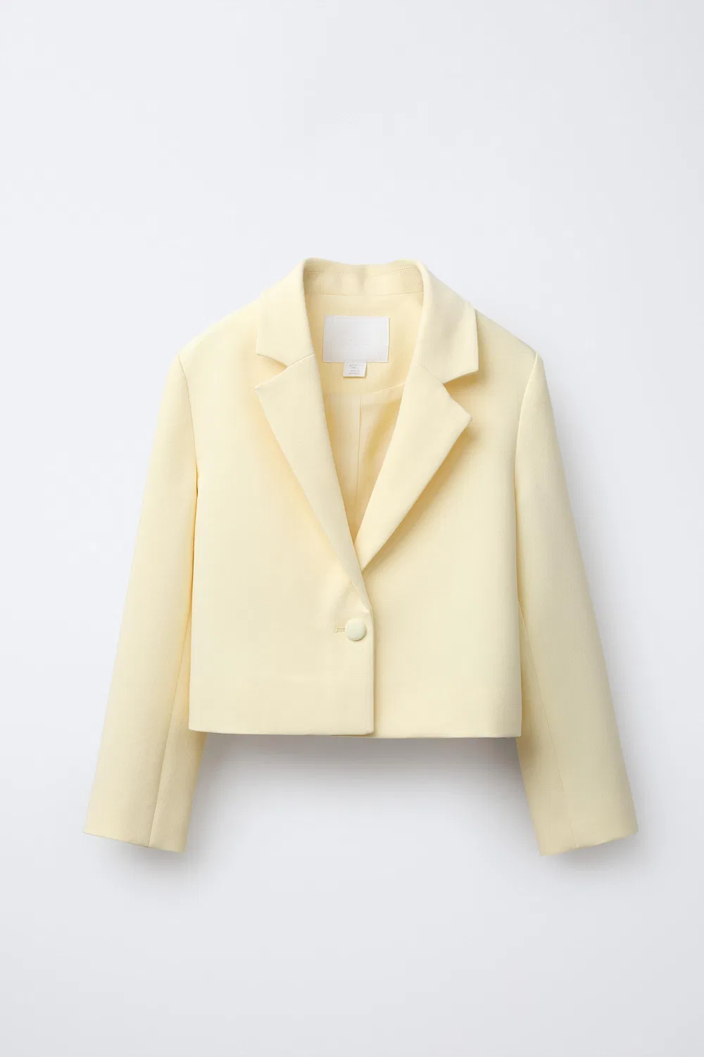 Блейзер с аппликацией ZARA, Pastel Yellow