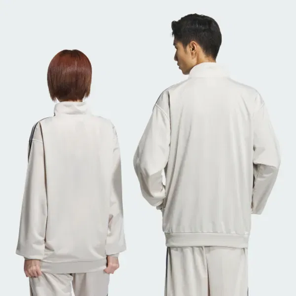 Тренировочная куртка Adidas, бежево-индиго — фото 3