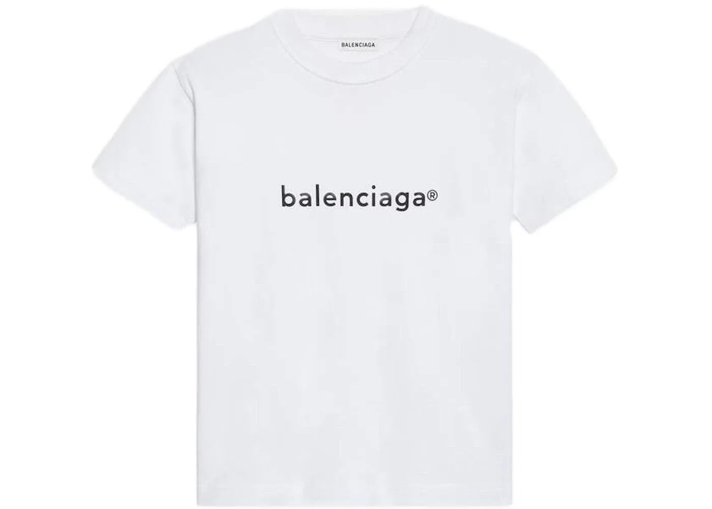 Женская футболка с принтом New Copyright Balenciaga, White