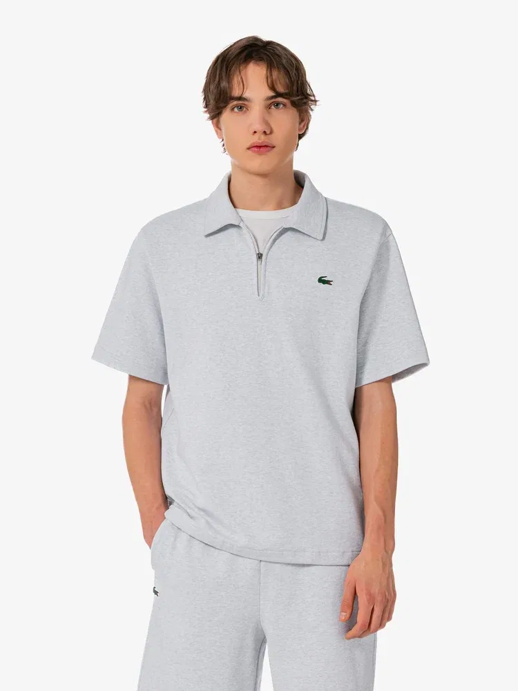 Футболка с полузастежкой, Air Jersey LACOSTE, Antique Silver