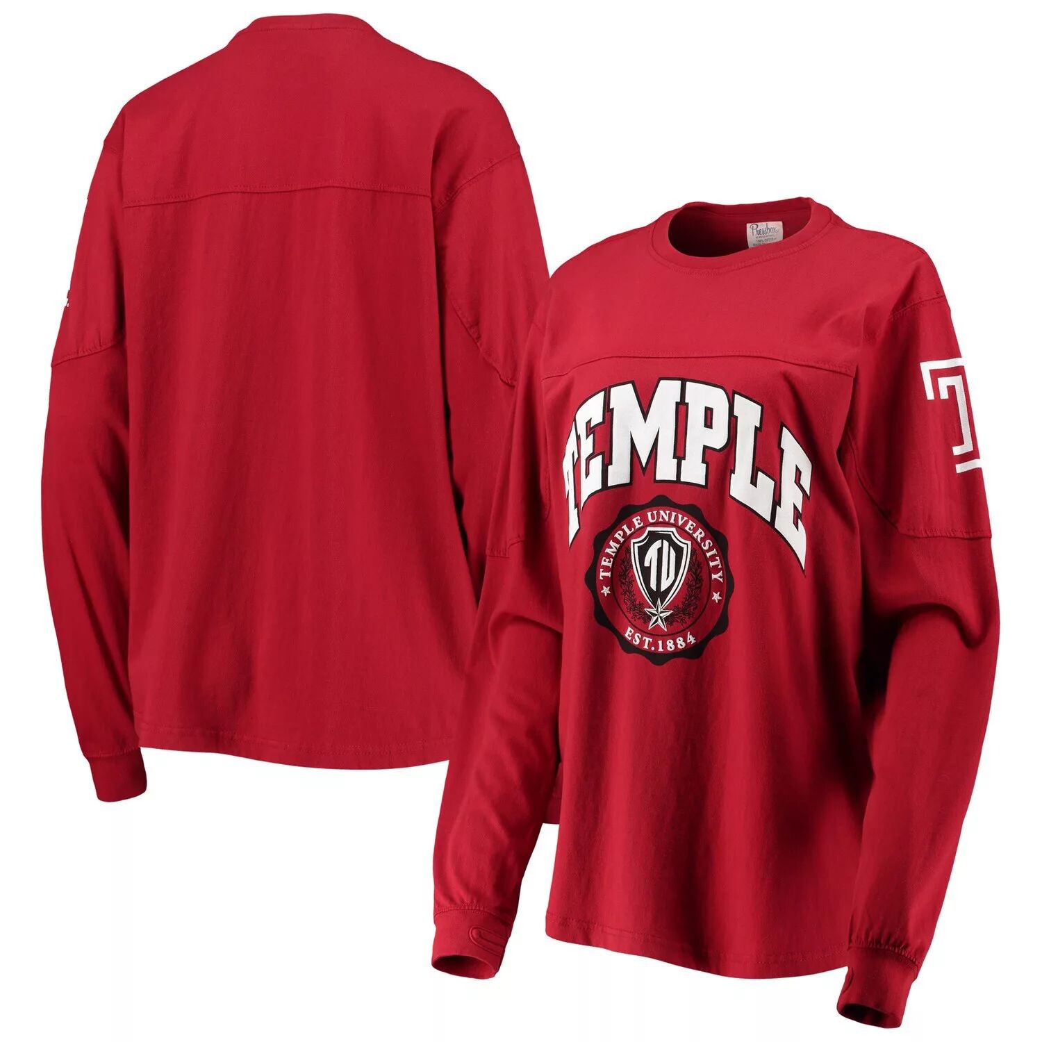 

Женская футболка с длинным рукавом Pressbox Cherry Temple Owls Edith