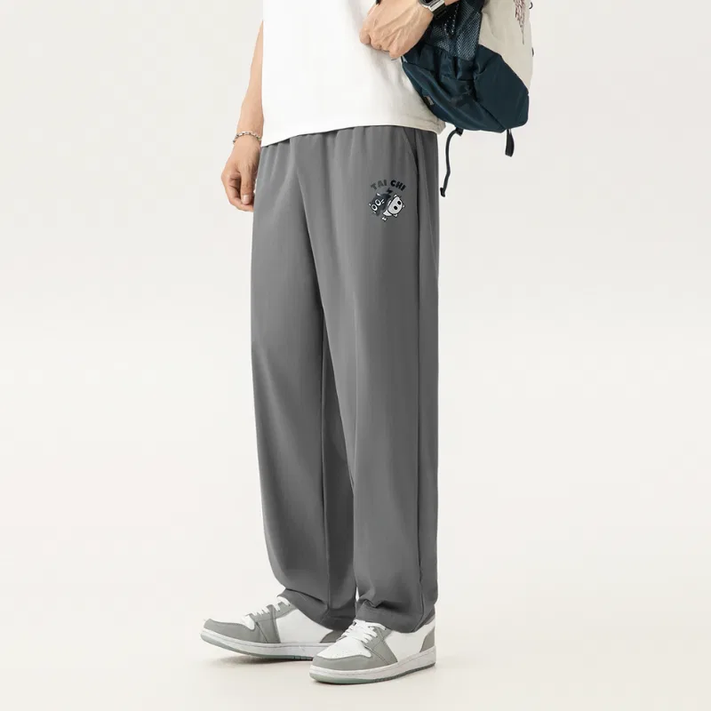 Детские унисекс спортивные штаны 2 шт. Тай Чи Кот Pants Logo MINISO, 2 Pack Black (Tai Chi Cat Pants Logo)+Black (Tai Chi Cat Pants Logo) — фото 4