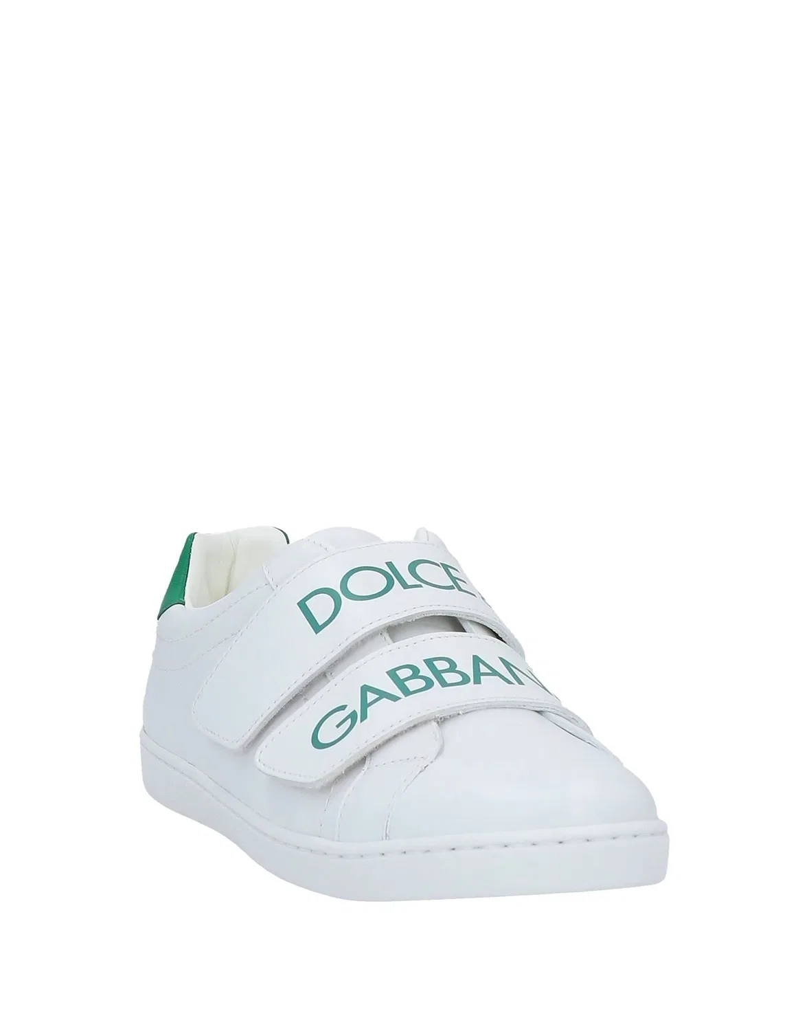 Детские кроссовки для мальчиков кожаные Dolce&Gabbana, белый — фото 2