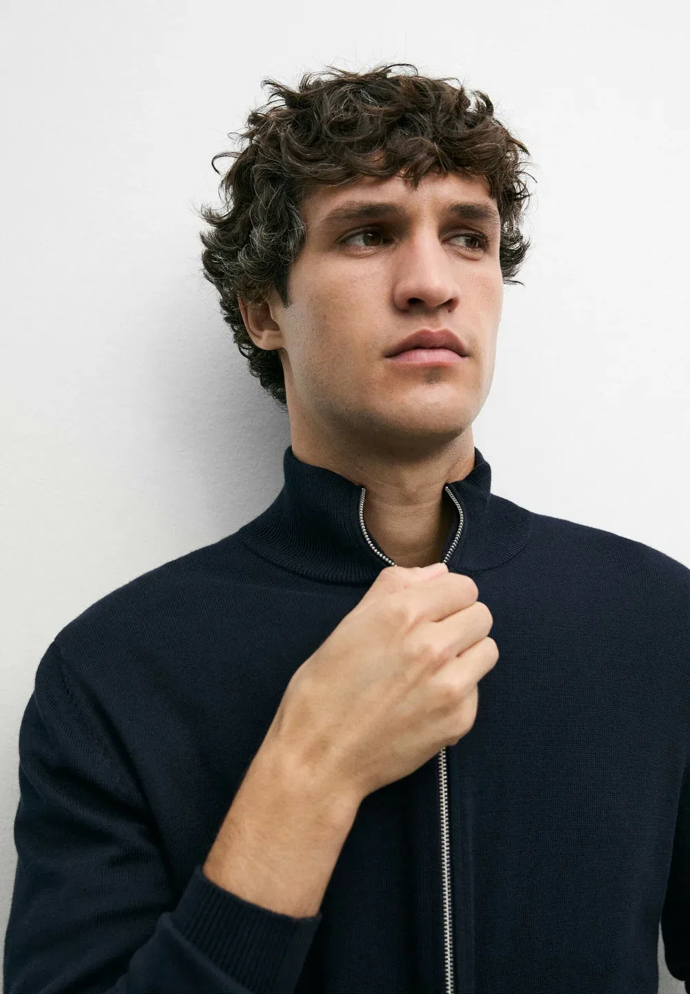 Кардиган Massimo Dutti, Dark Blue — фото 4