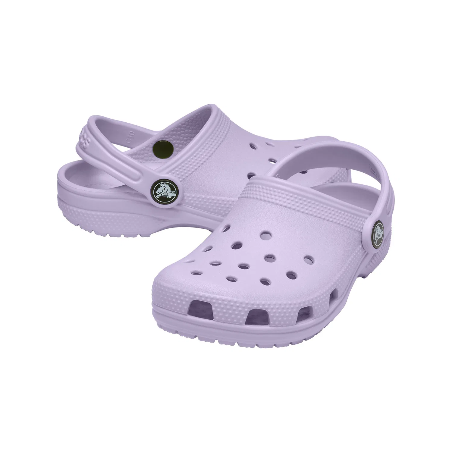 Детские сабо с вентиляционными отверстиями Classic Clog Crocs, Purple — фото 3