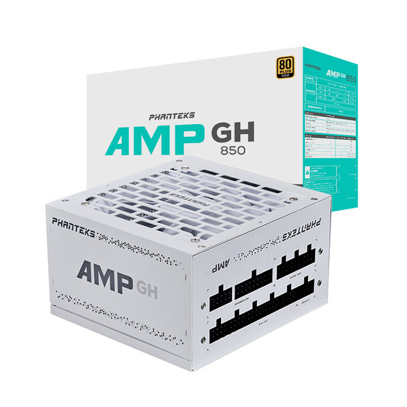 

Блок питания Phanteks AMP GH 850W Gold, 850 Вт, белый