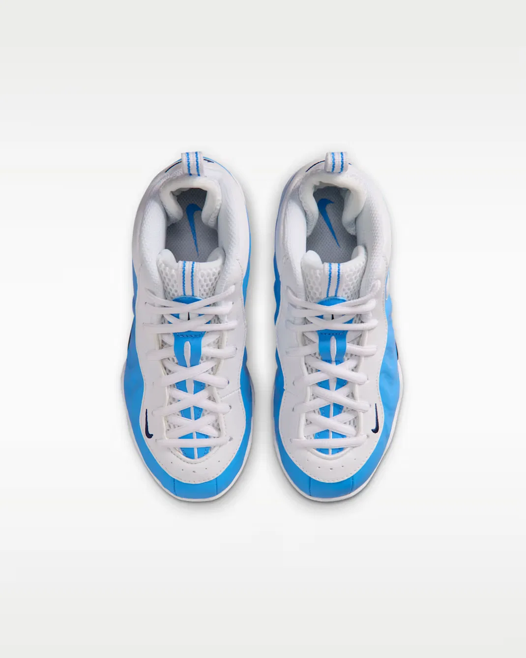Детская обувь Nike Little Posite Pro, University Blue/White/Midnight Navy/White — фото 4