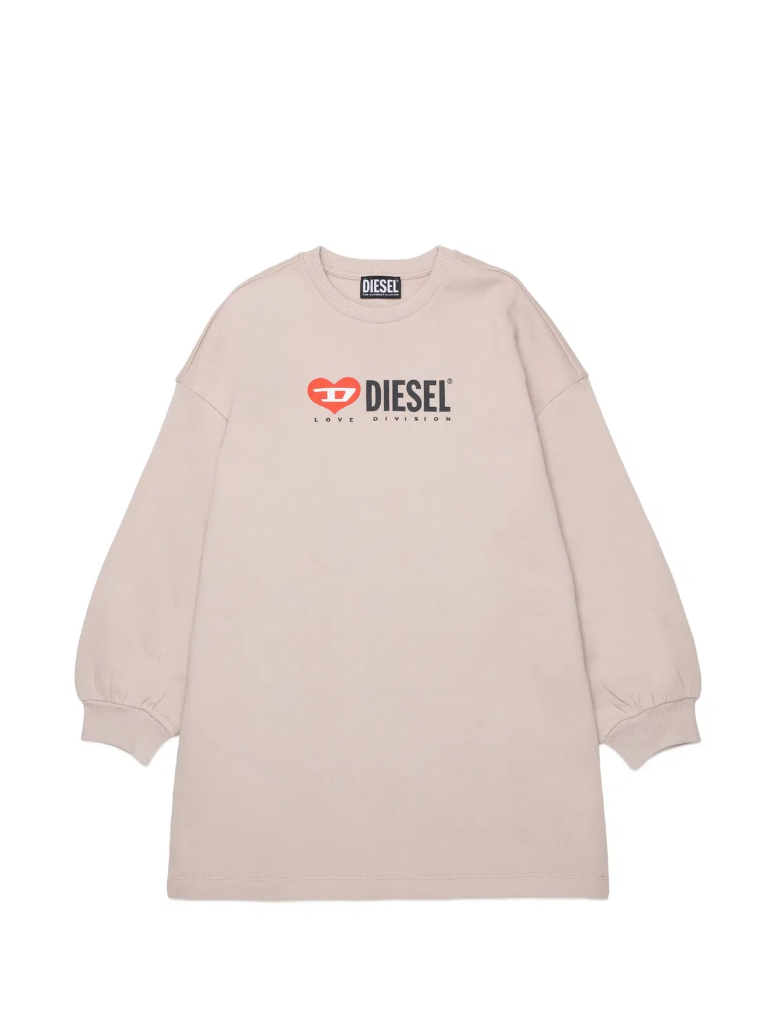 Платье-свитшот с логотипом Diesel, нейтральные