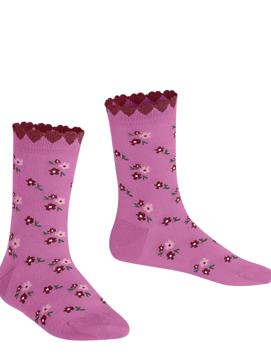 Носки Falke Ditsy Flowers цвета розы — фото 2
