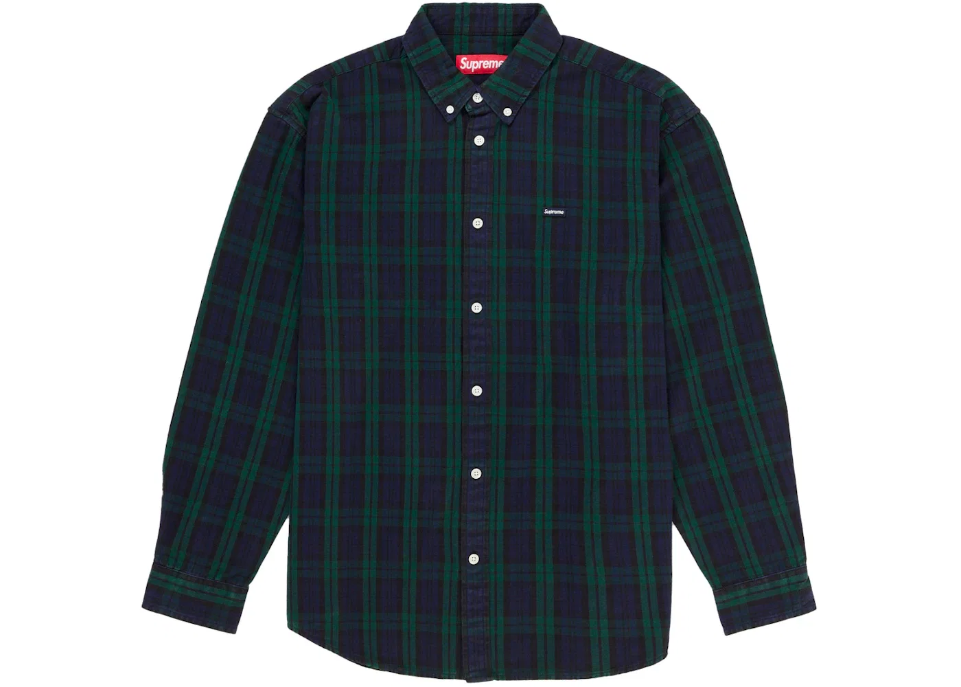 Мужская рубашка с принтом Supreme Small Box Shirt (FW26) Plaid