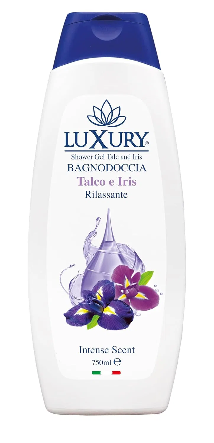 Гель для душа Talco and Iris, Luxury, набор 12 шт, 1 мл, Белый