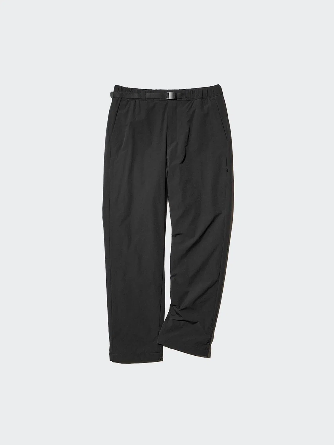 Брюки утепленные укороченные Uniqlo, черный