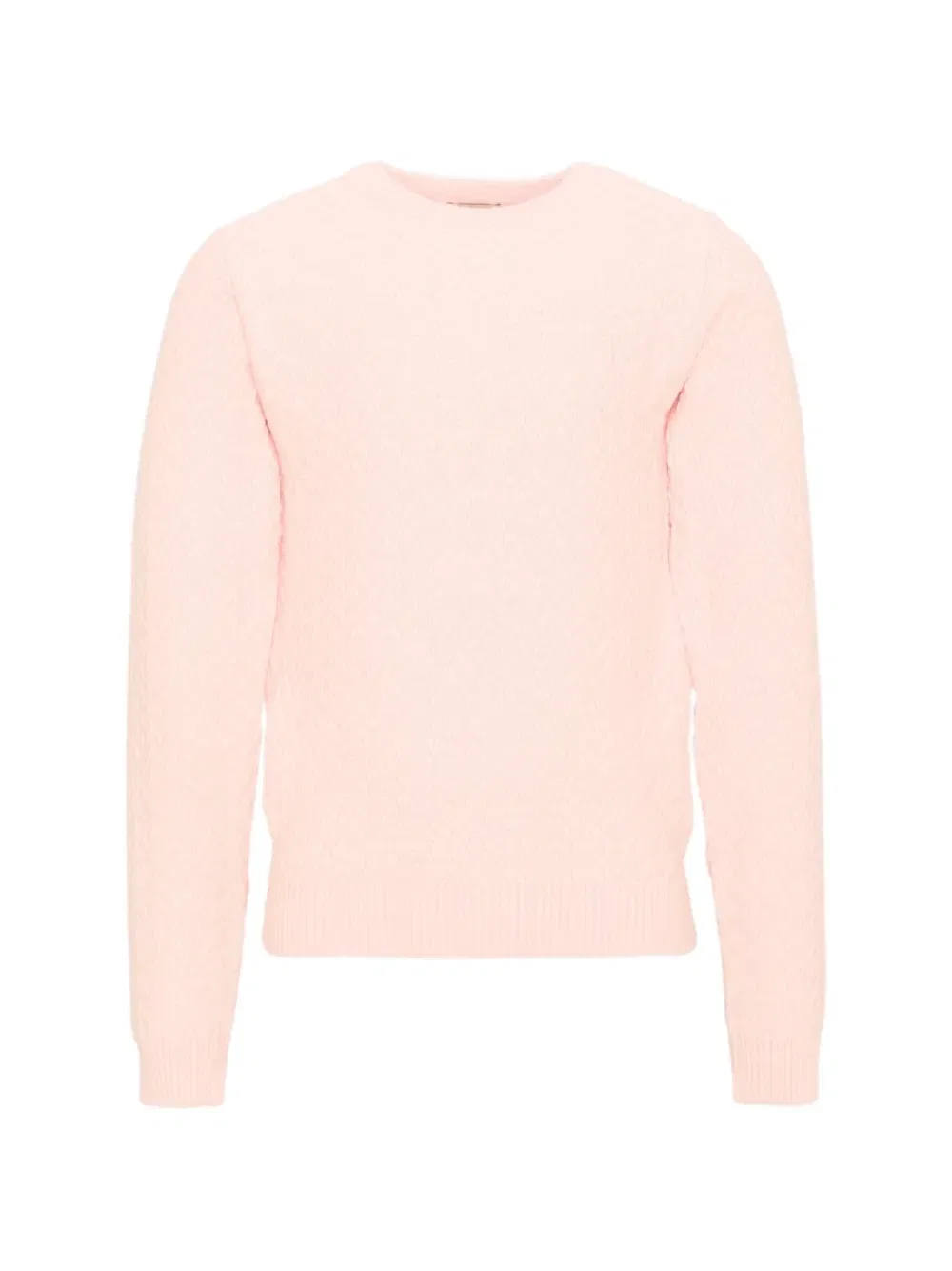 Вязаный свитер с круглым вырезом Trussardi Junior, розовый
