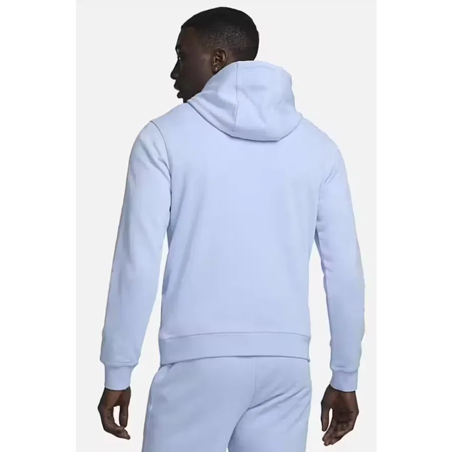 Мужской худи с капюшоном из флиса Sportswear Swoosh Club Nike, Синий — фото 3