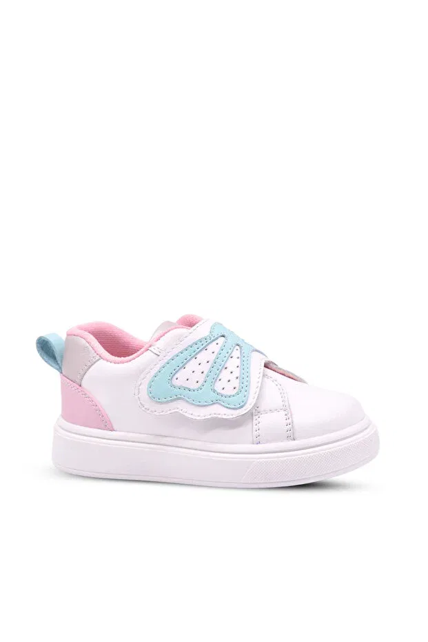 Детские туфли для девочек с принтом Maria baby girl butterfly figure Kids A More, Pink