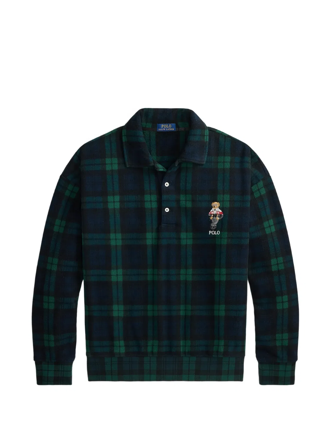 Свитер Polo Bear в клетку Polo Ralph Lauren, синий