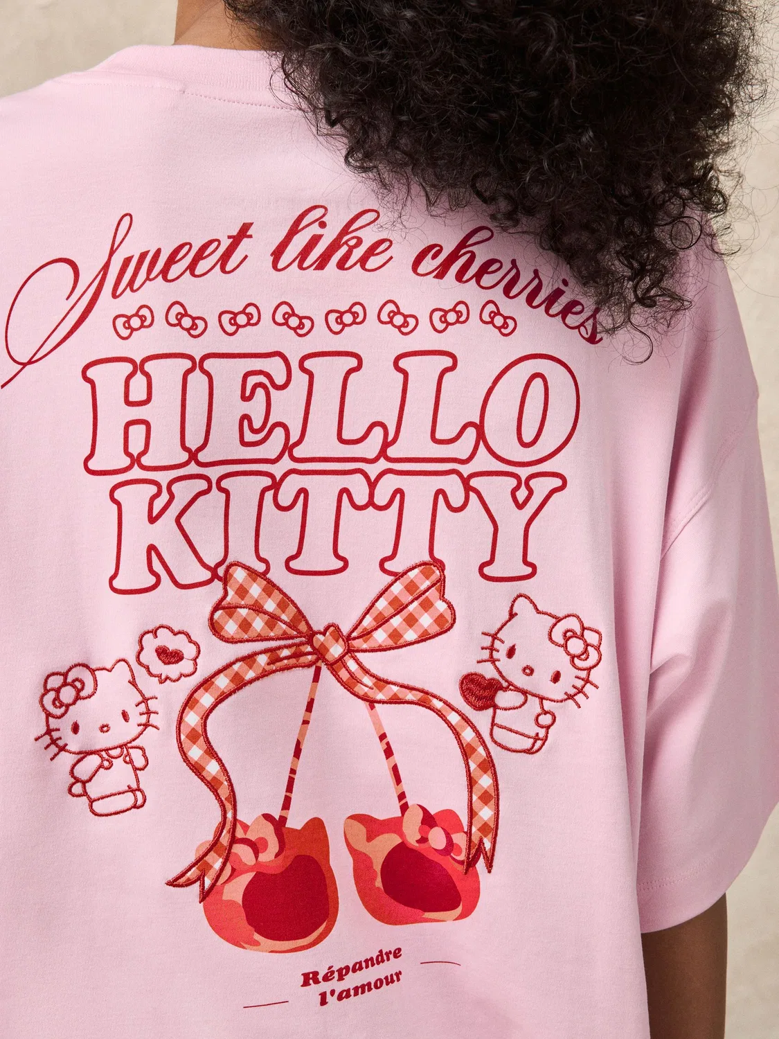 Футболка с Hello Kitty Next, розовый — фото 4