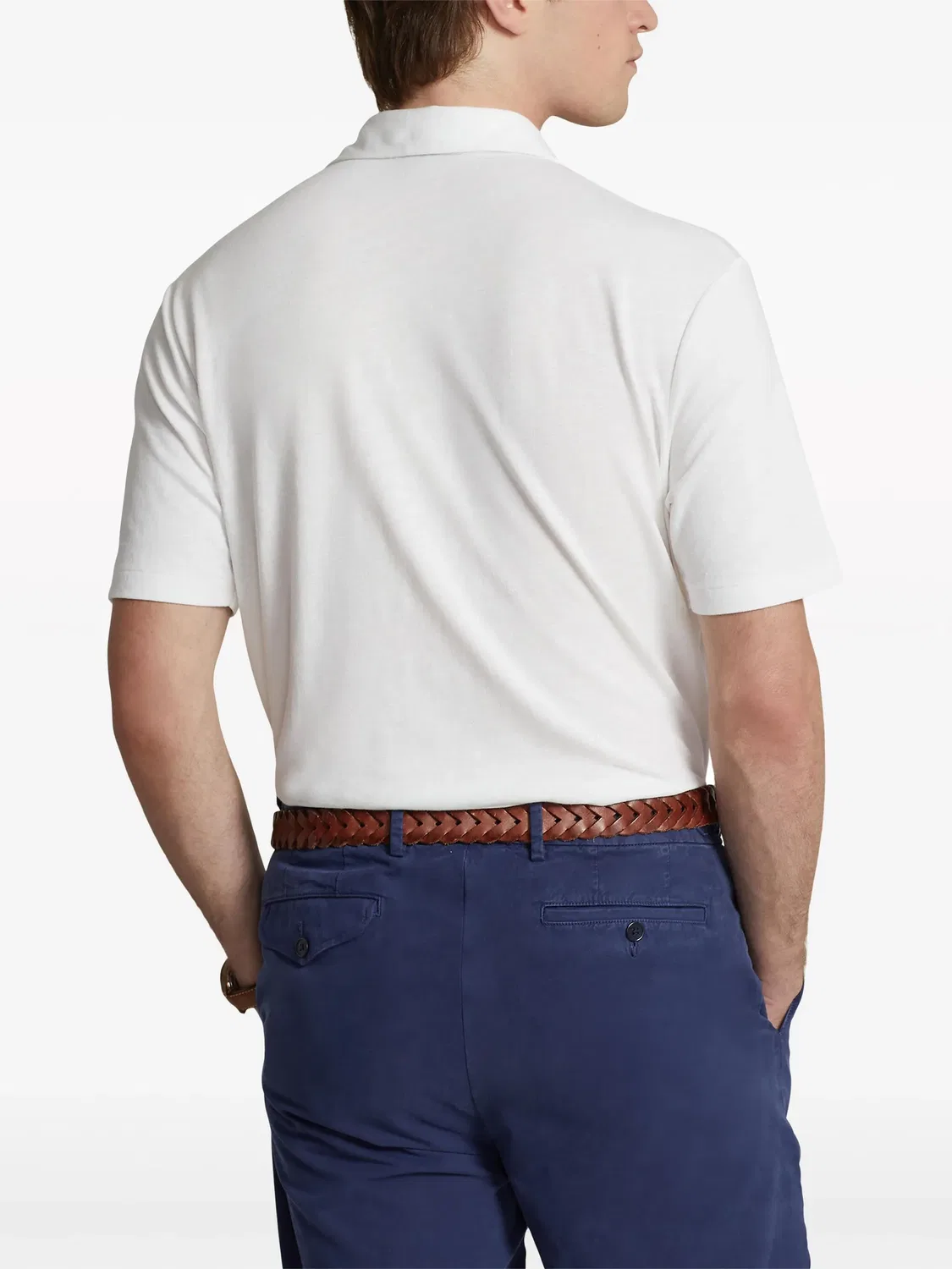 Футболка с коротким рукавом и вышивкой Pony Polo Ralph Lauren, белый — фото 3
