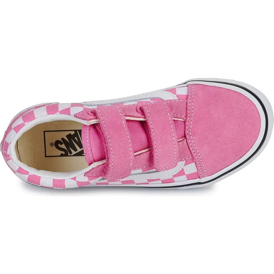 Детские кроссовки Vans Old Skool V, Розовый — фото 4