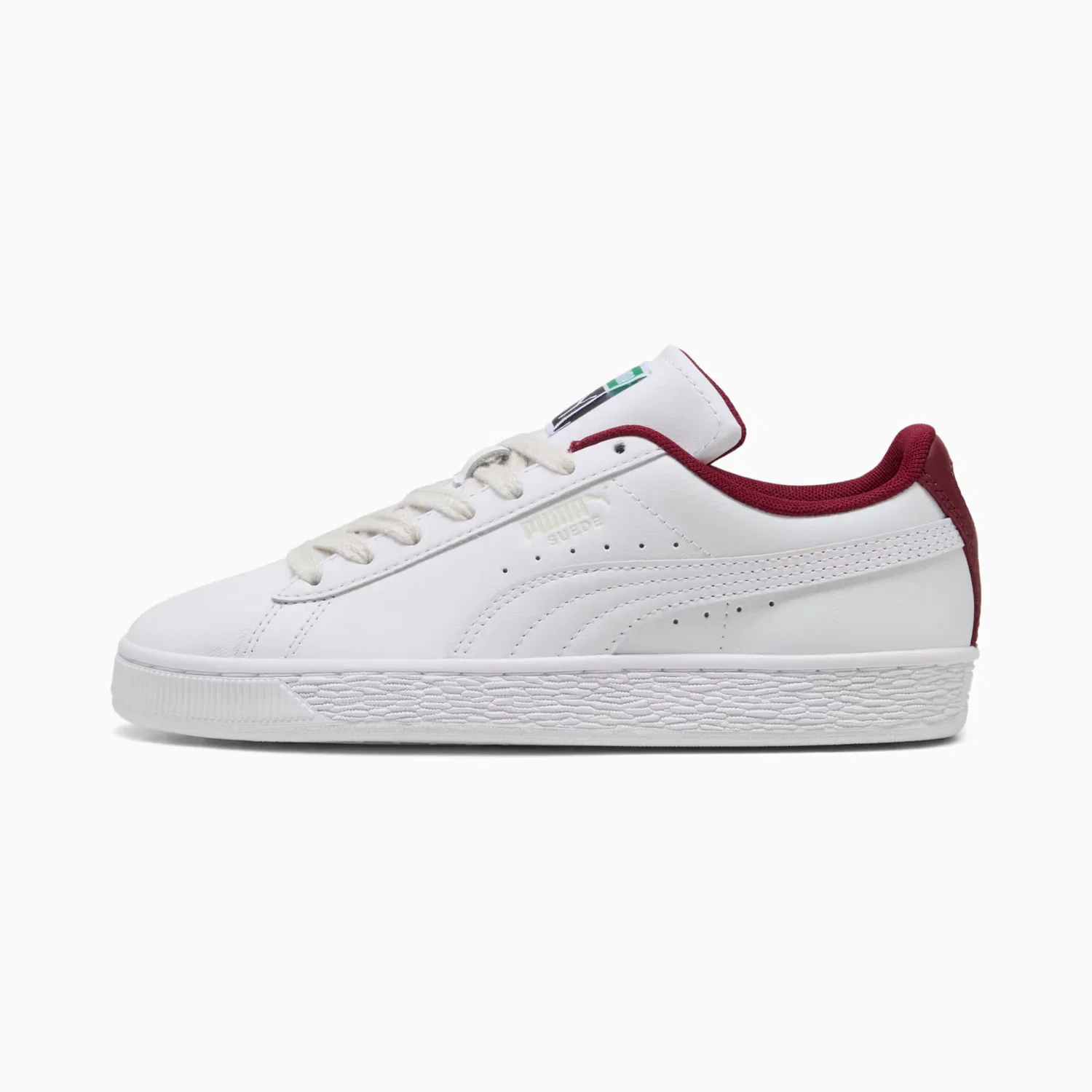 Кроссовки для детей постарше Suede Puma, Puma White-Team Regal Red