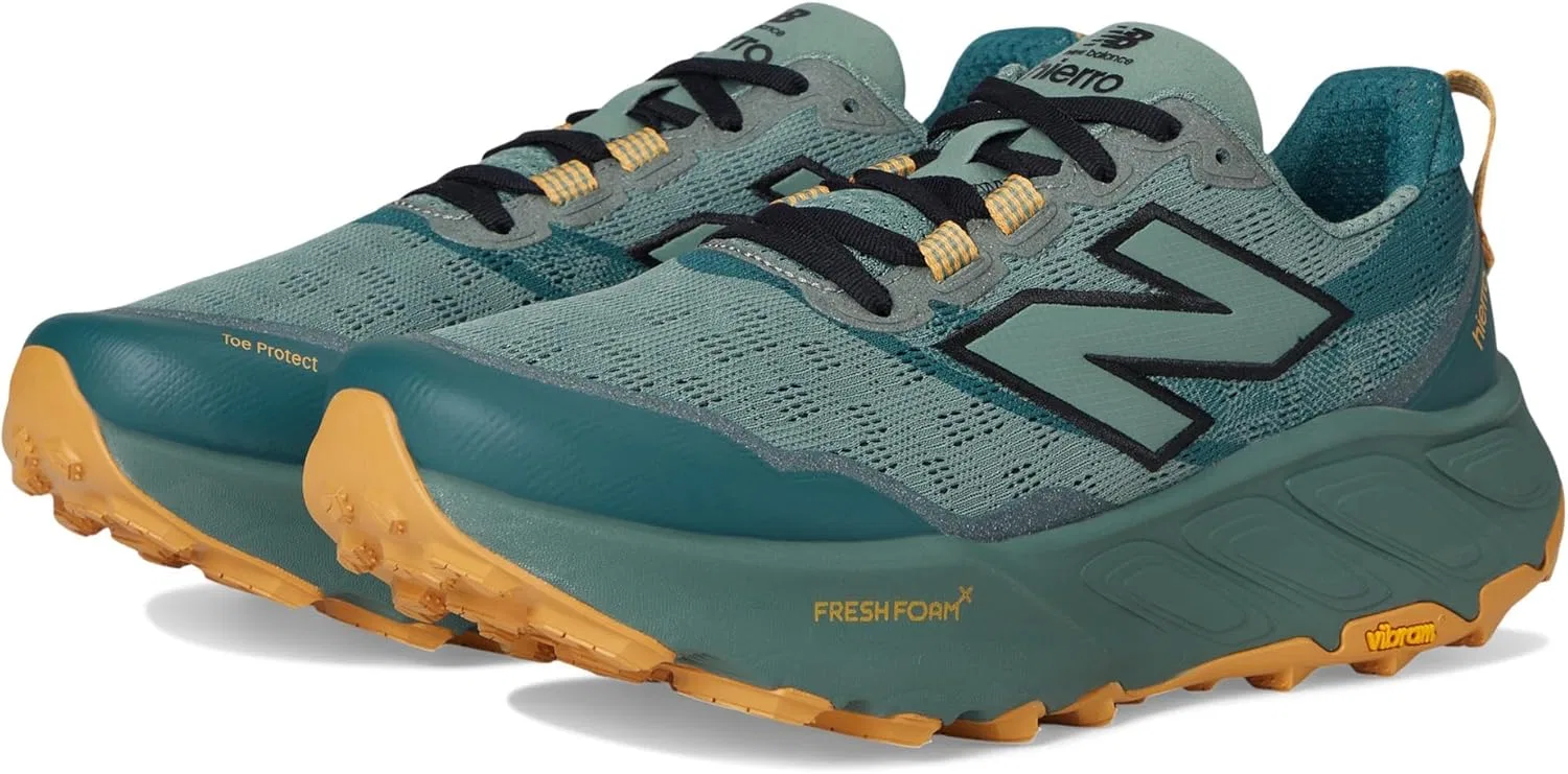 Мужские кроссовки для трейлраннинга New Balance Fresh Foam X Hierro V9, Dark Juniper Black Dried Apricot