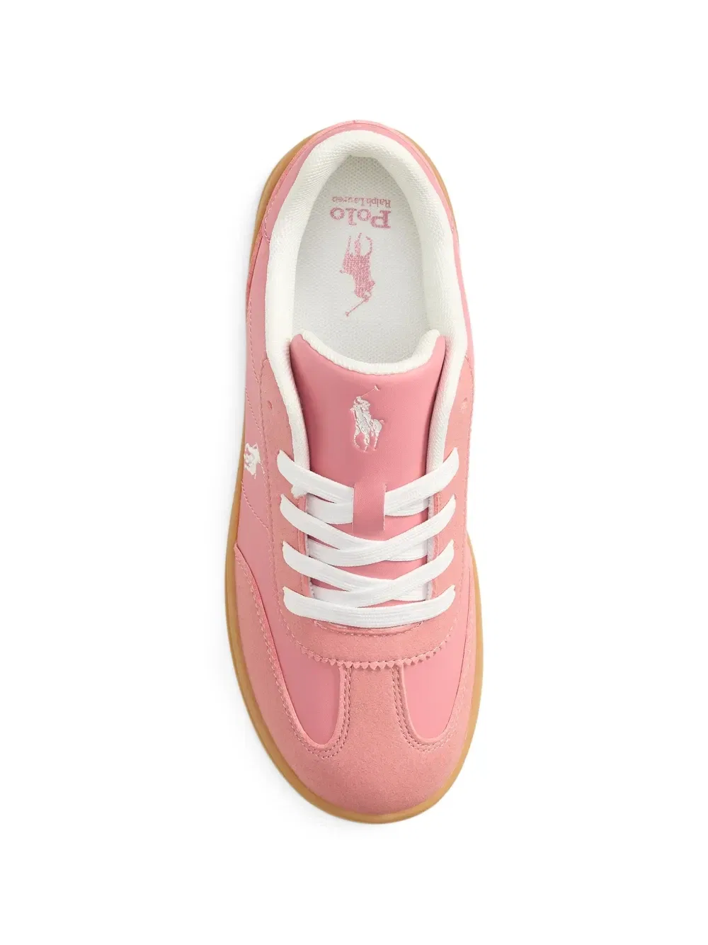 Кроссовки Hollis Polo Ralph Lauren Kids, розовый — фото 3