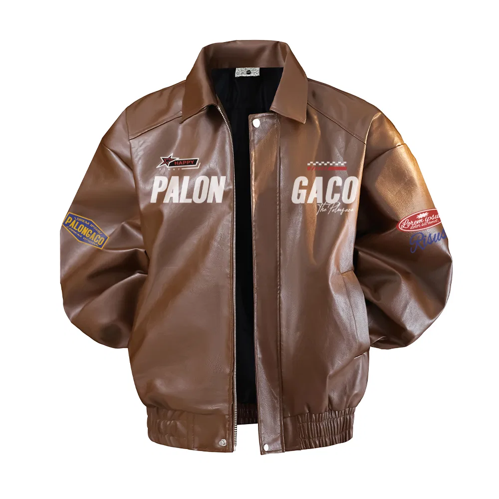 Детская кожаная куртка без рукавов PAL ONGACO, Coffee