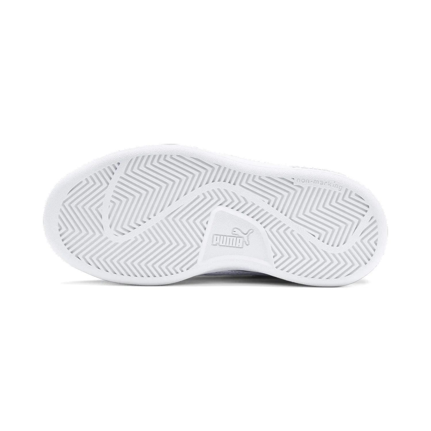 Детские кроссовки из велюра Smash v2 Suede Kids Puma, Blau — фото 4
