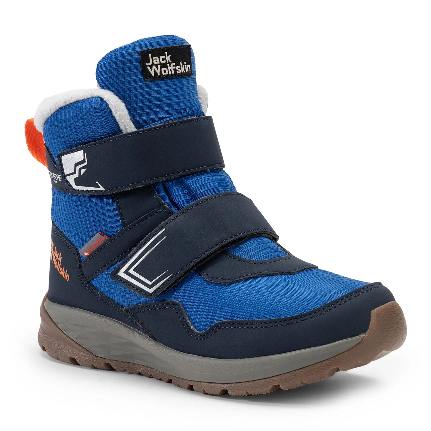 Детские ботинки с мембраной Polar Bear-B Texapore Mid Vc Jack Wolfskin, BLAU