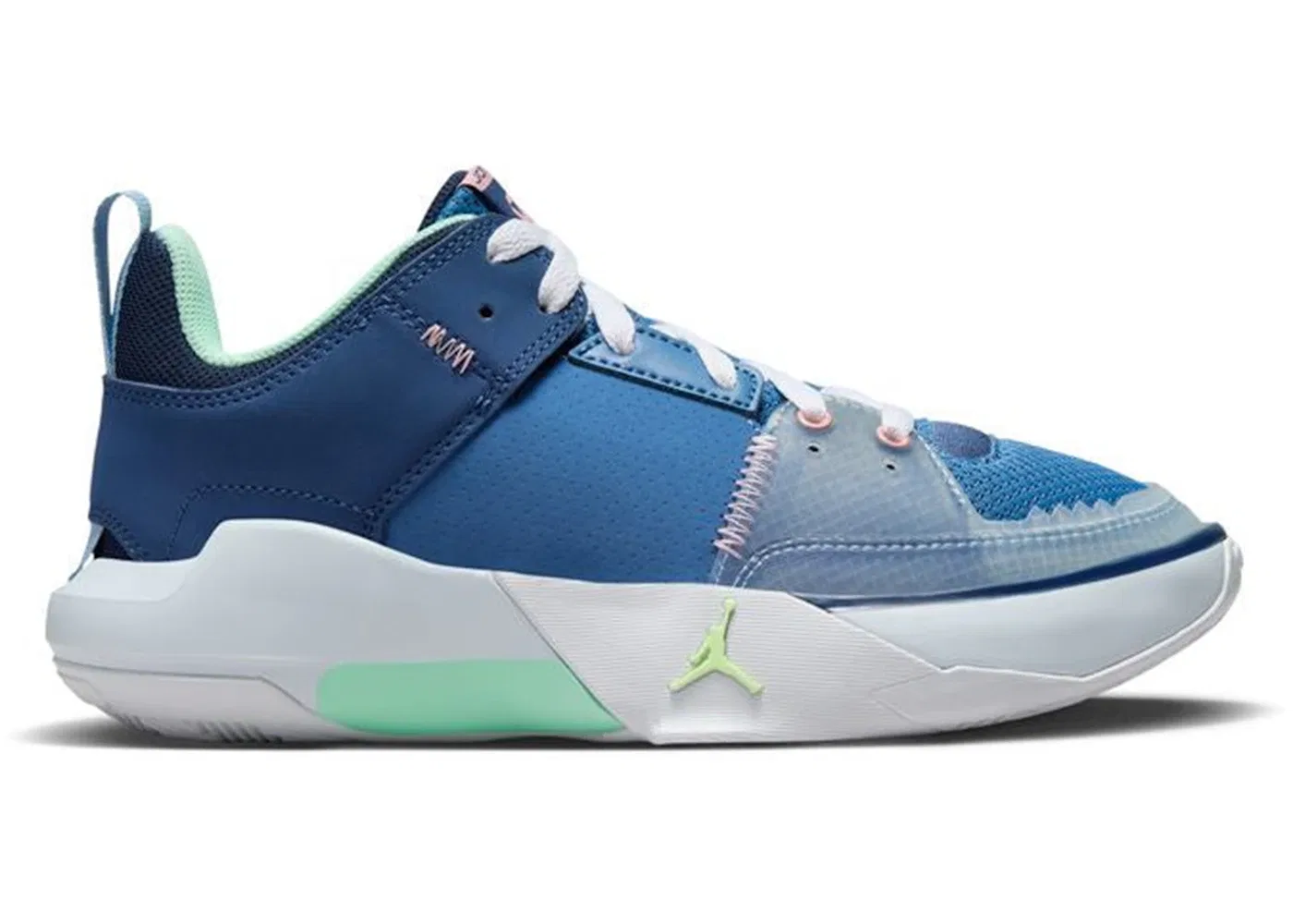 Детские Кроссовки Lifestyle Jordan One Take 5 Jordan, Stone Blue/Mystic Navy/Midnight Navy/Bleached Coral