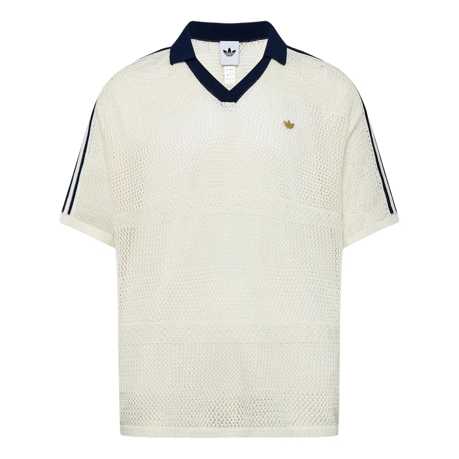 Мужское поло для футбола Resort S Polo U Shirt Asia Sizing 'Off White' adidas, Off White