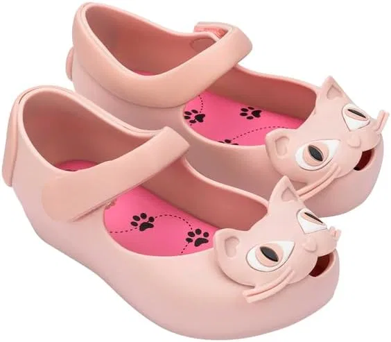 Детские туфли Мэри Джейн mini melissa Ultragirl II Mary Jane Flat, Light Pink — фото 2
