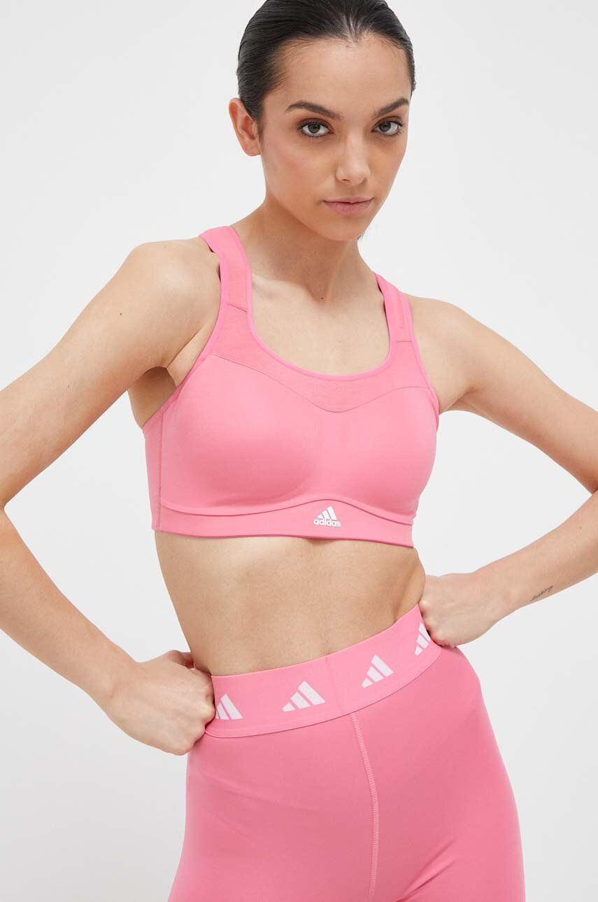 

Спортивный бюстгальтер adidas Performance, розовый