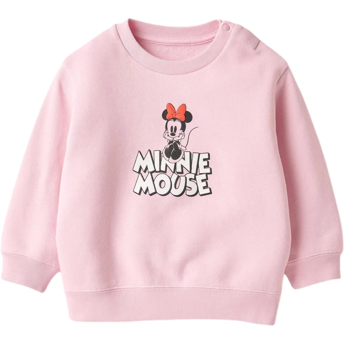 Детский свитшот с принтом X Disney Pink UNIQLO