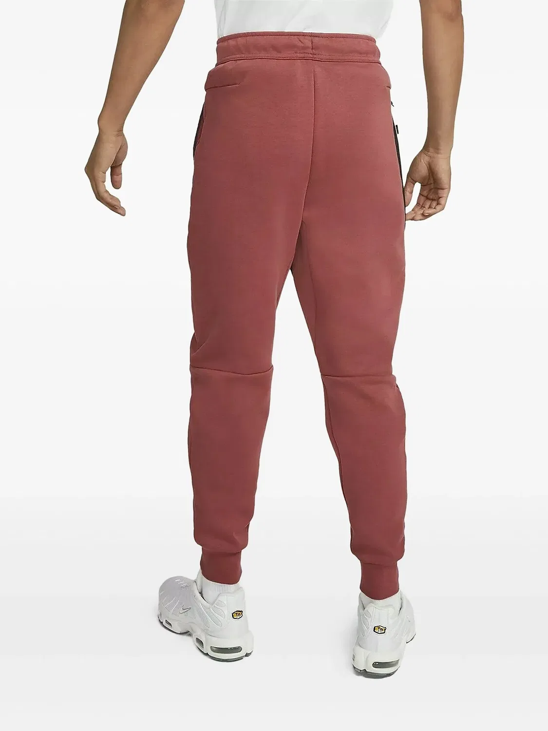 Трековые штаны Tech Fleece Nike, красный — фото 2
