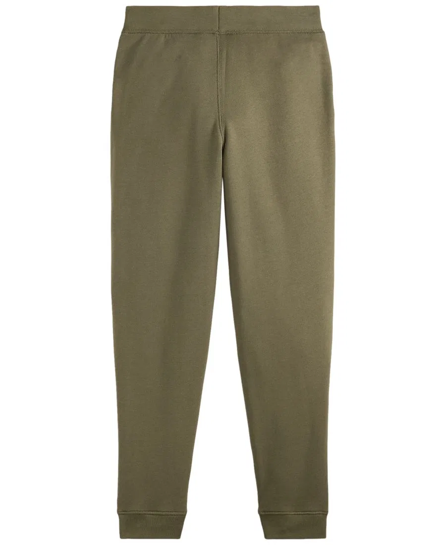 Детские спортивные брюки из флиса с завязками, модель Fleece Jogger Polo Ralph Lauren, Nutmeg Brown — фото 4