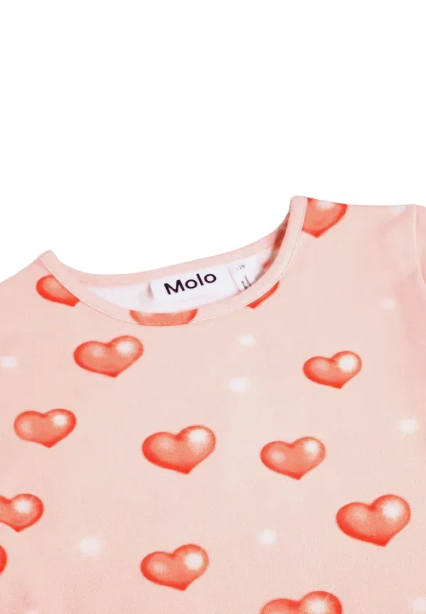 Топ с длинным рукавом, хлопок, Rose - long sleeved top Molo, Airbrush Hearts — фото 3