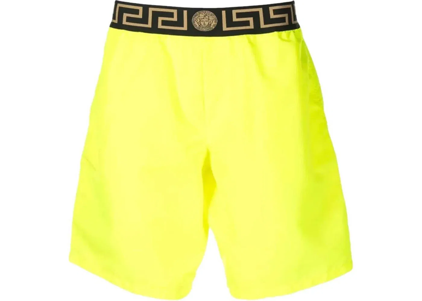 Мужские плавки с длиной до колена Greca Long Versace, Fluo Yellow/Black