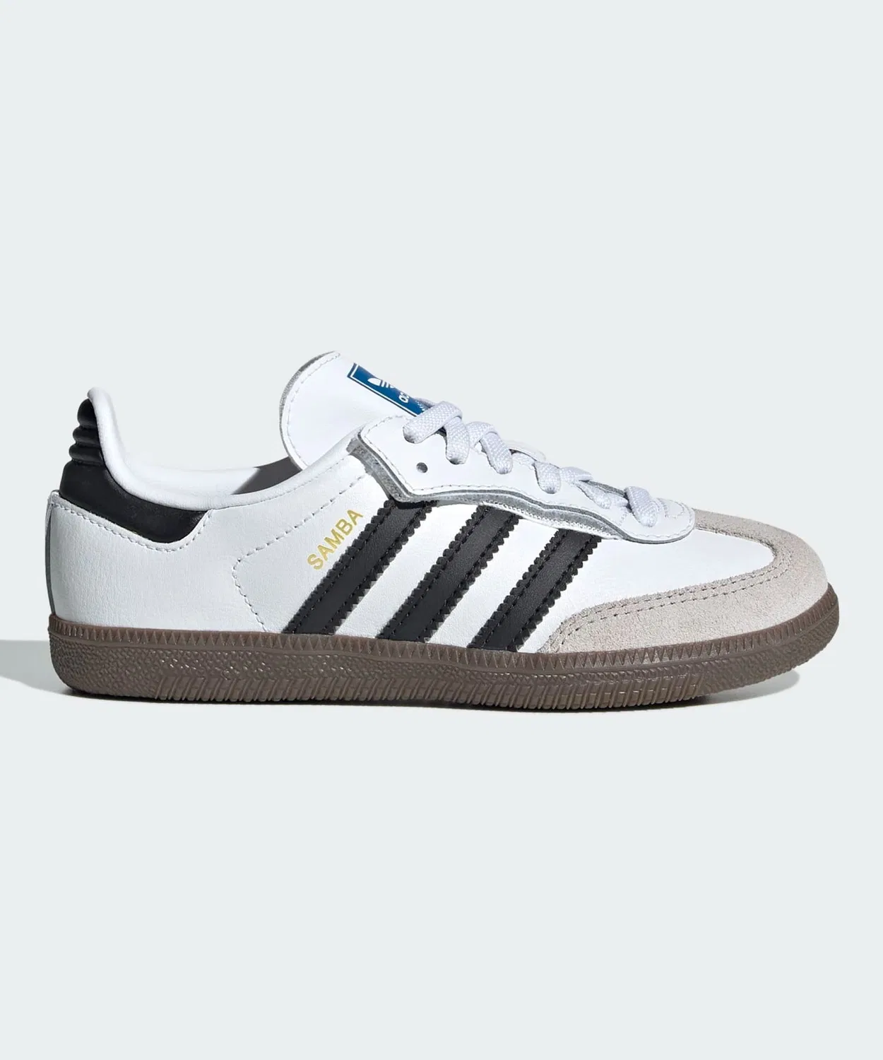 Детские кроссовки с эластичными шнурками Samba OG Comfort Closure Elastic Lace Kids Adidas Originals, Белый