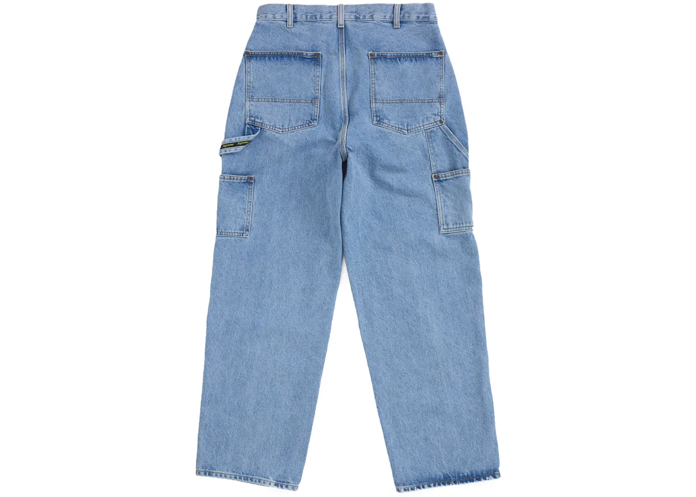 Мужские джинсы Supreme Double Knee Painter Pant (FW24), Washed Indigo — фото 2