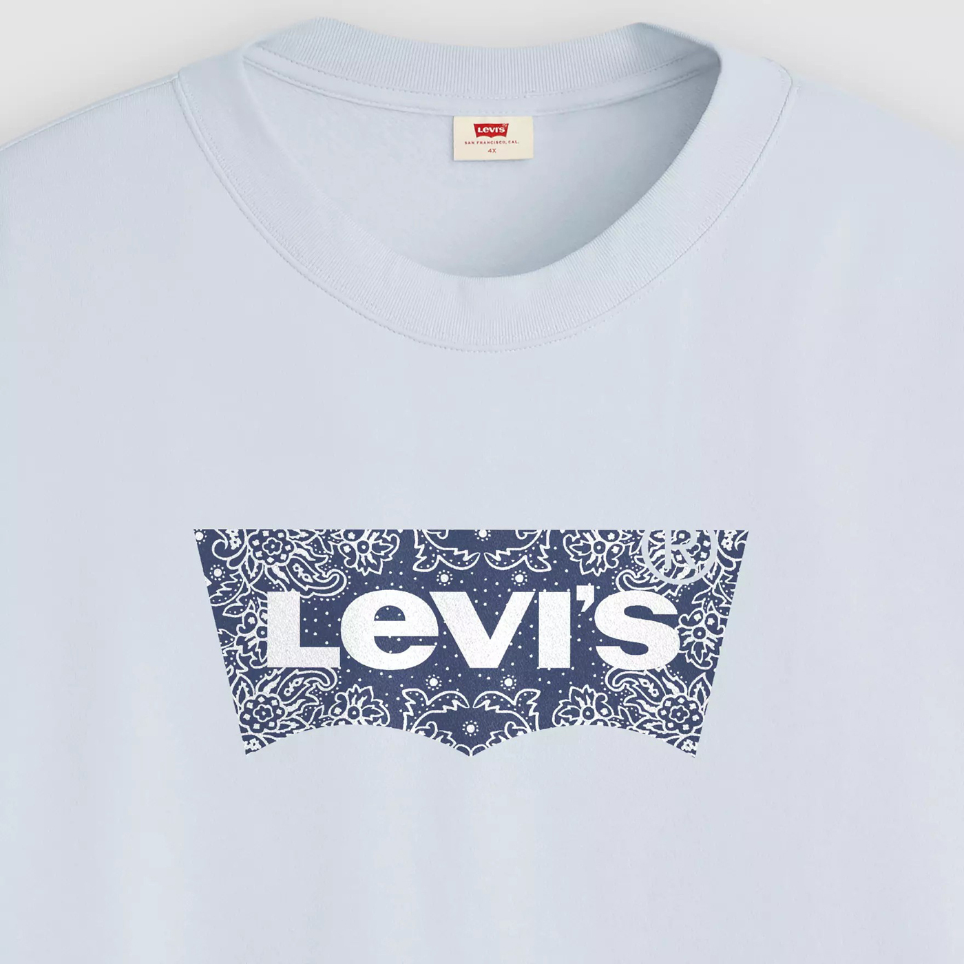 Свитшот Levi's Graphic Everyday, синий — фото 2