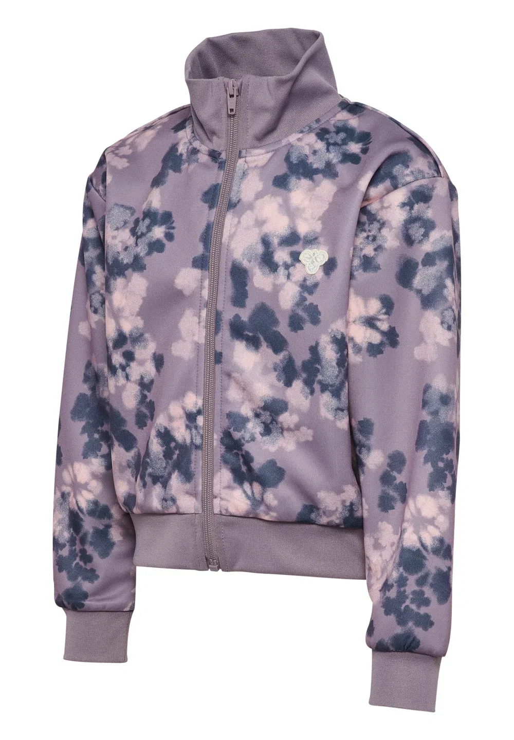Куртка Hmljr reg poly aop на молнии, унисекс - легкая куртка Hummel, Gray Ridge — фото 3
