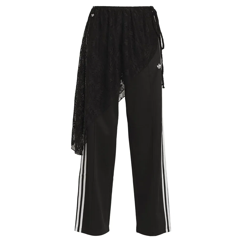 Женские спортивные штаны с отстегивающейся юбкой Firebird 2in1 Loose Track Lace Skirt Adidas Originals, Black — фото 3