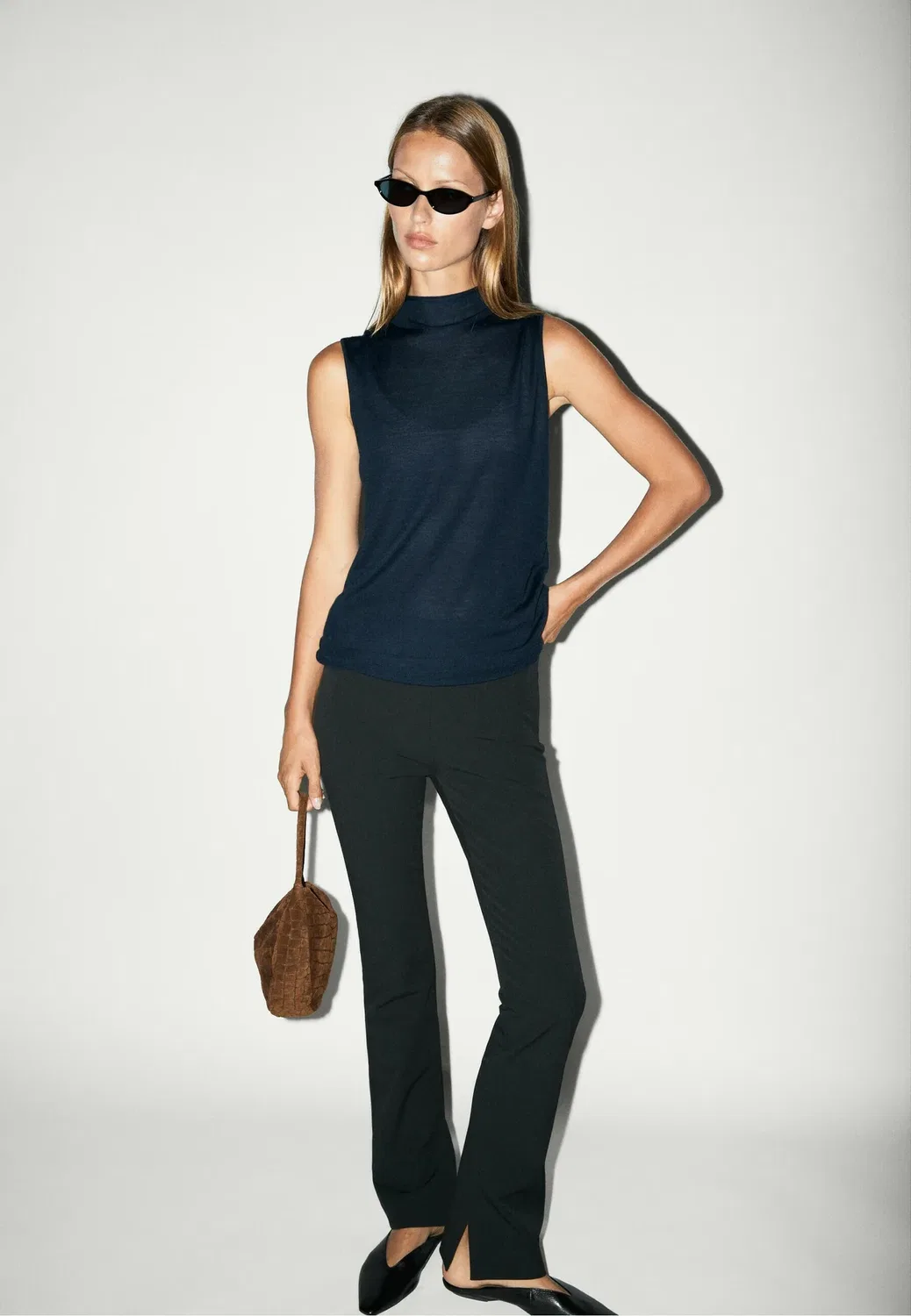 Топ Massimo Dutti, Dark Blue — фото 2