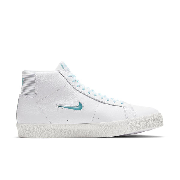 Кроссовки zoom blazer mid premium sb Nike, белый — фото 2