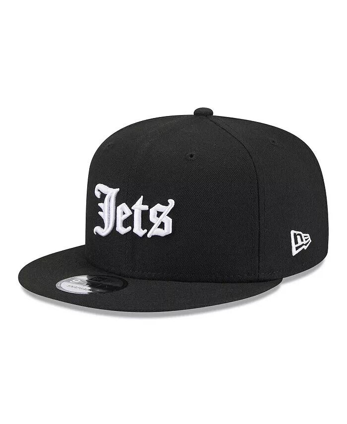 

Мужская черная бейсболка New York Jets Gothic Script 9FIFTY Snapback New Era, черный
