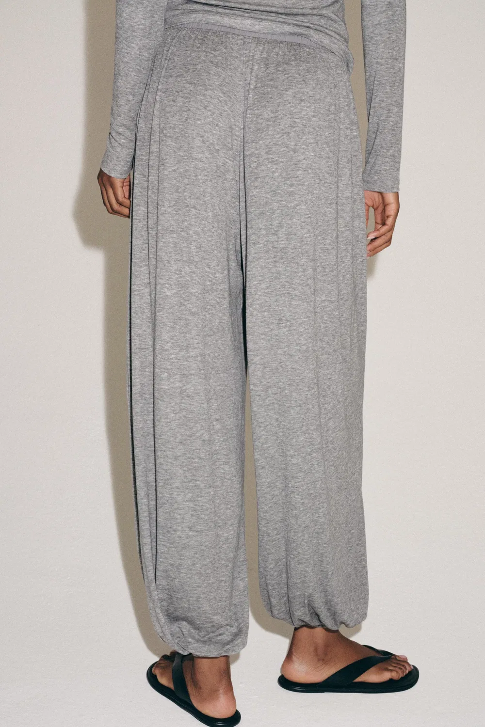 Брюки Саруэль ZARA, Grey — фото 2